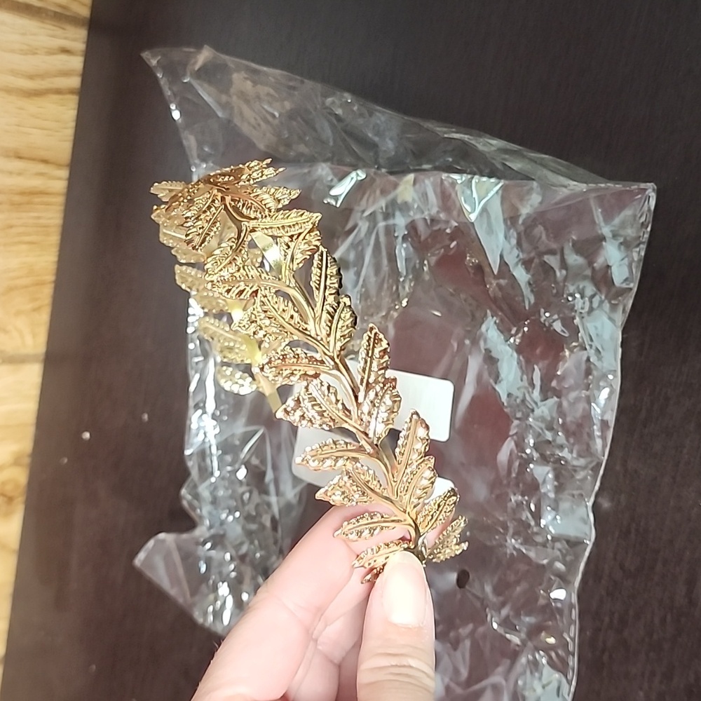 Gold leaf headband